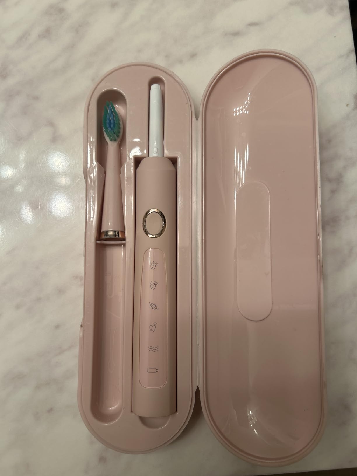 Rtauys M5 Electric Toothbrush for Adults - Sonic Electric Toothbrush for Kids and Adults with 8 Brush Heads & Travel Case, 120 Days Battery Life - Black customer photo 2