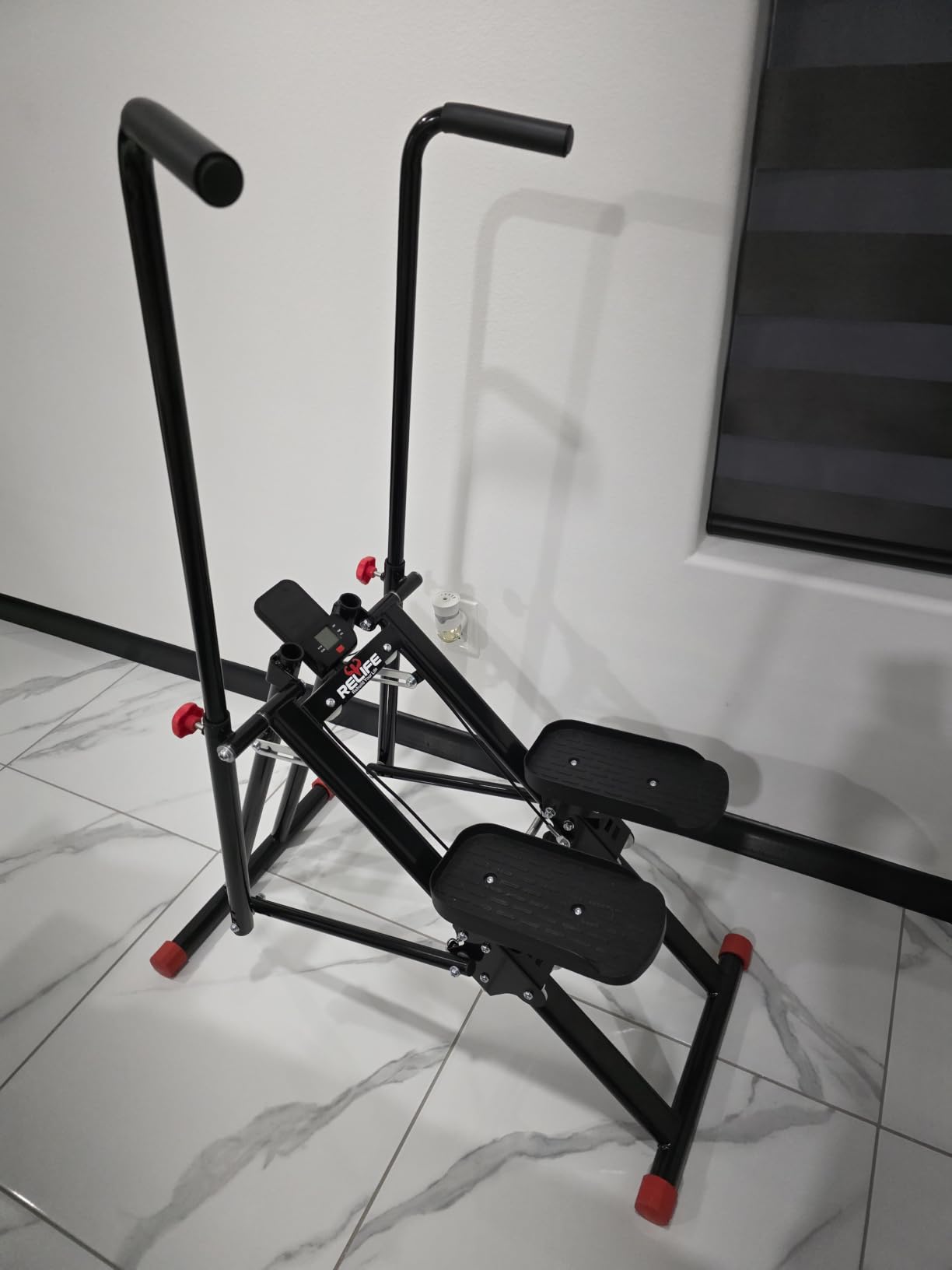 RELIFE REBUILD YOUR LIFE Stair Stepper for Home Exercise, New Version Stair Climber with Adjustable Resistance, Vertical Climber Cardio Exercise Machine for Full Body Workout, Extended Step Range customer photo 2
