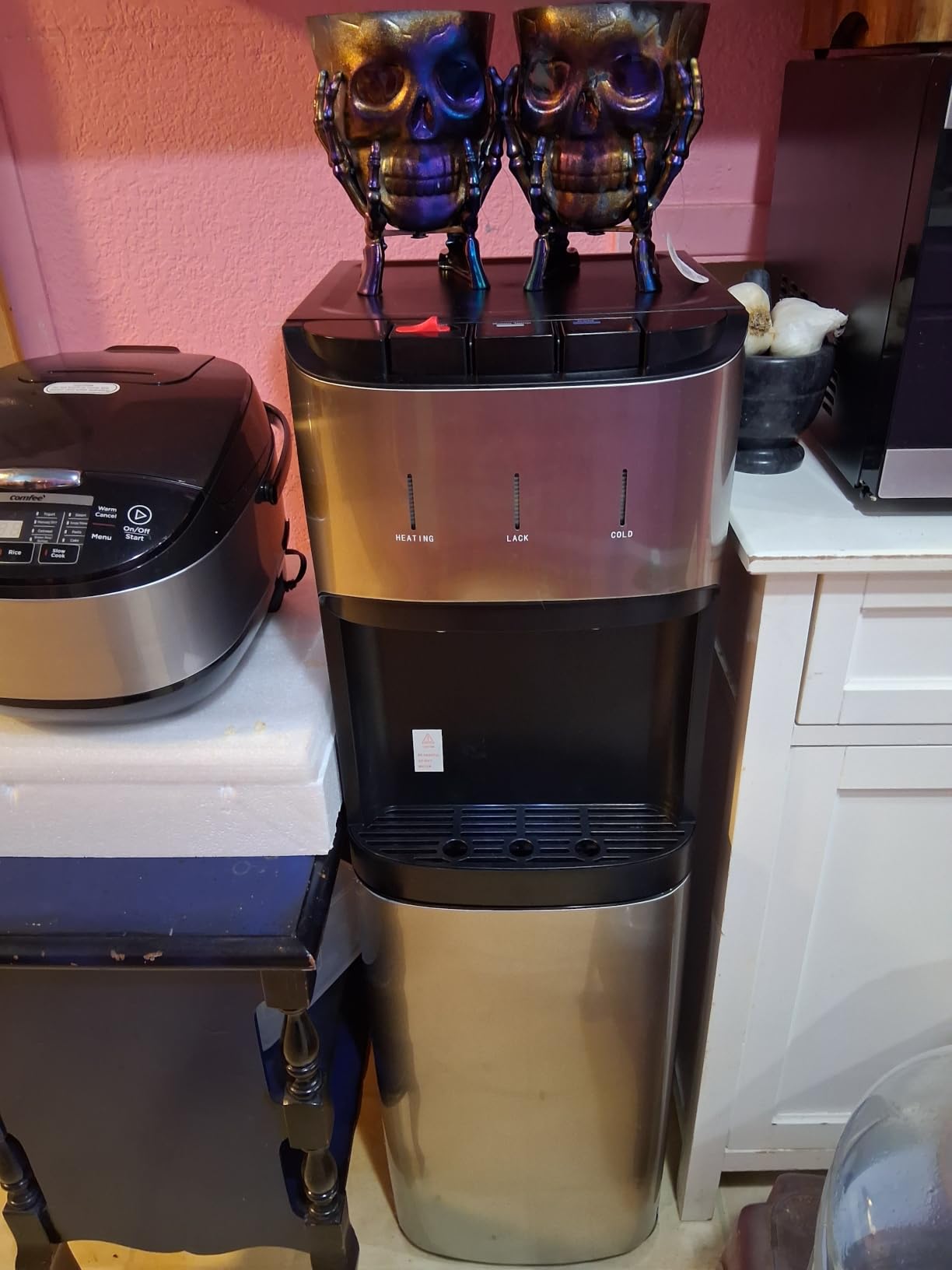 Tehanld Bottom Loading Water Cooler Dispenser, Metallic Silver customer photo 1