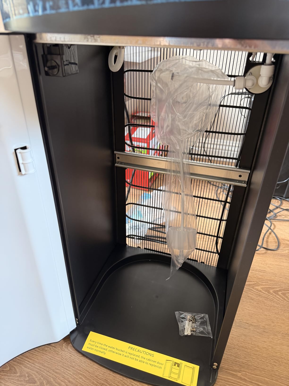 Tehanld Bottom Loading Water Cooler Dispenser, Metallic Silver customer photo 2