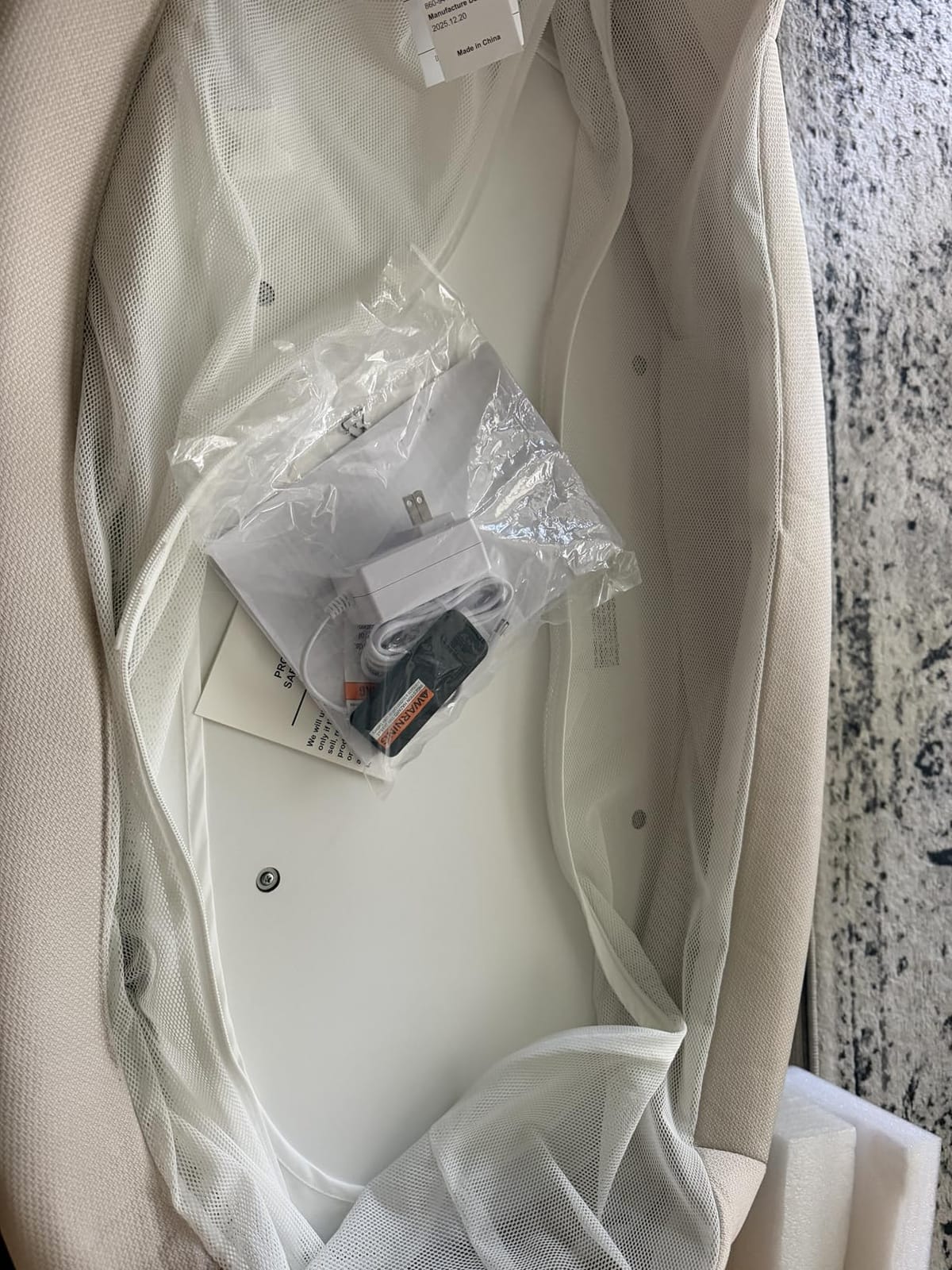 Maydolly Smart Soothing Baby Bassinet – Smart Newborn Bassinet with Cry Detection that Automatically Responds – Breathable Infant Sleeper for Newborns to 6 Months(Beige) customer photo 1