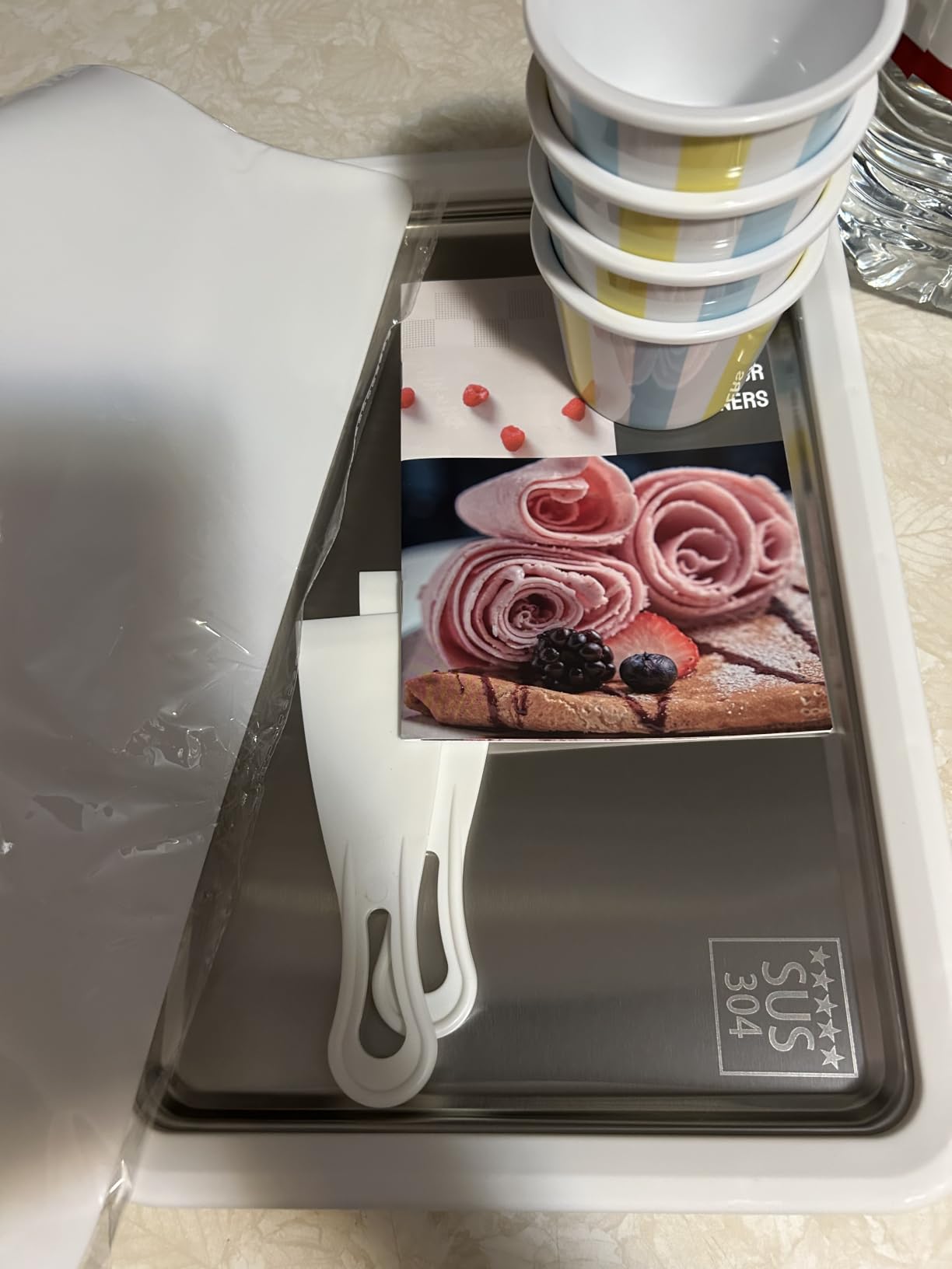 Rolled Ice Cream Maker - Extra Large 14