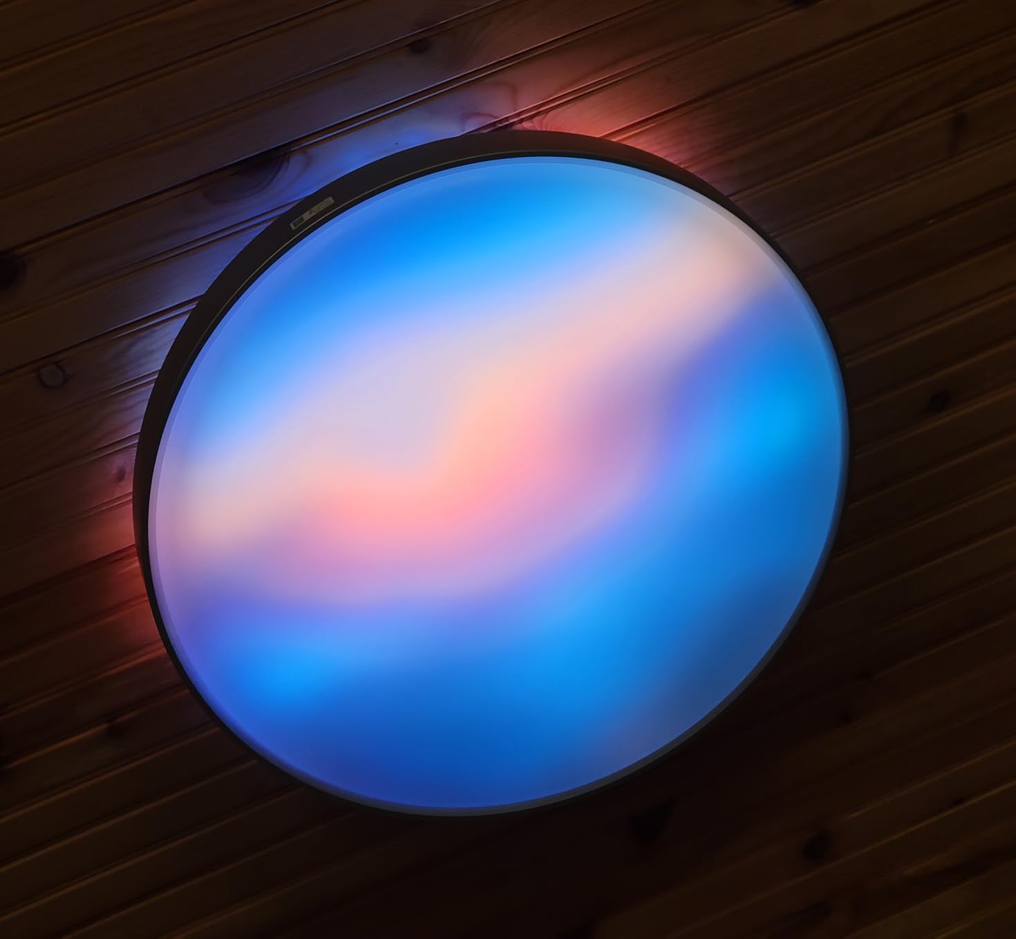 Govee Ceiling Light Ultra 21 Inch, 5000LM Smart Flush Mount Ceiling Light | DIY Ceiling Canvas for Living Room, Bedroom & Game Room, Compatible with Matter & Alexa, RGBIC & Tunable White 2700K-6500K customer photo 2