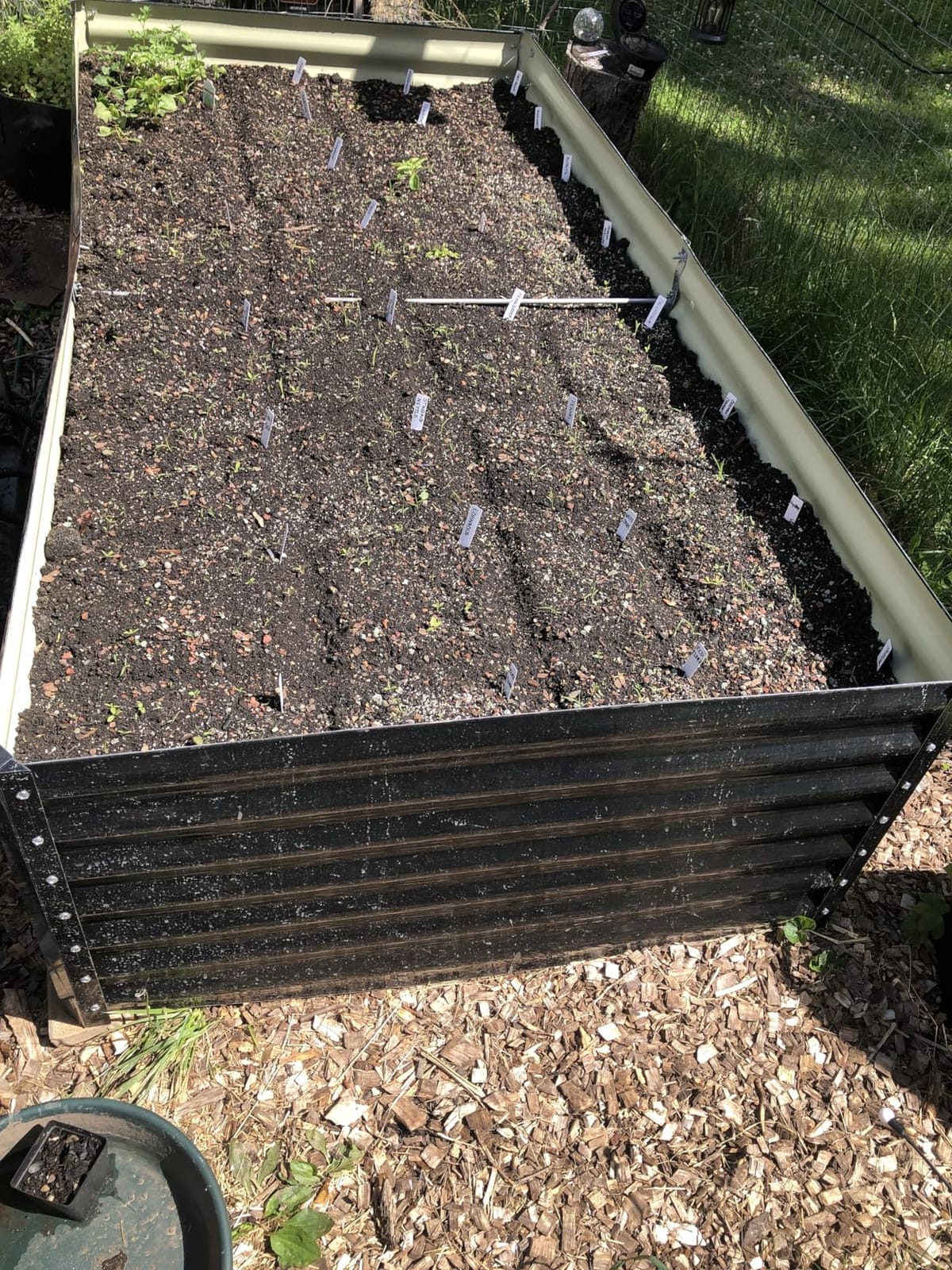 COMHOMA 2 Pack Galvanized Raised Garden Bed,6x3x2ft Large Metal Planter Box for Outdoor Vegetables,Corrugated Steel Herbed Plants Container,Extra Deep Gardeners Kits with Open Bottom customer photo 1