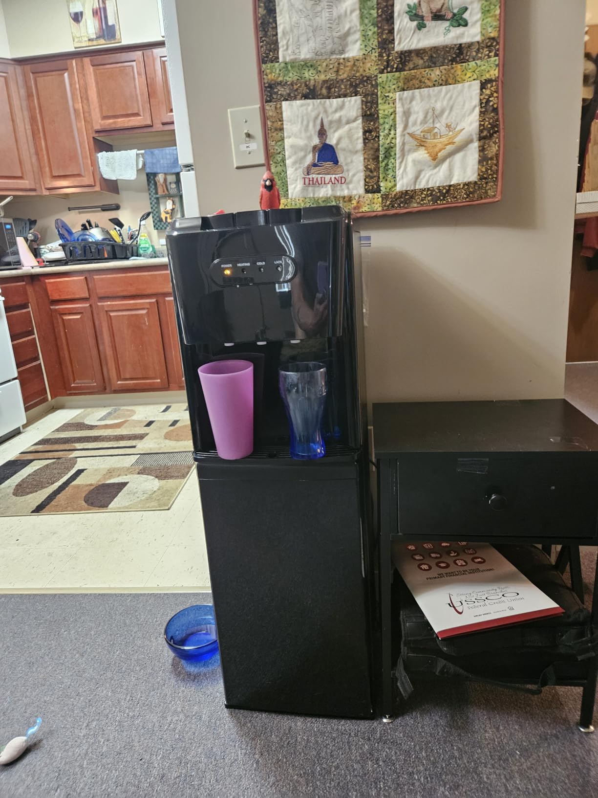 Manastin Bottom Loading Water Cooler Dispenser, Matte Black customer photo 2
