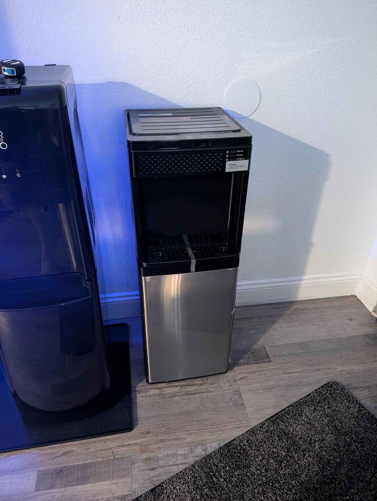 Euhomy 4-in-1 Water Dispenser with Ice Maker, Bottom-Loading Water Cooler Hot and Cold, Fits 3 & 5 Gallons, 33 lbs per Day Ice Production, Childproof Lock, for Home Office Kitchen, Black customer photo 2