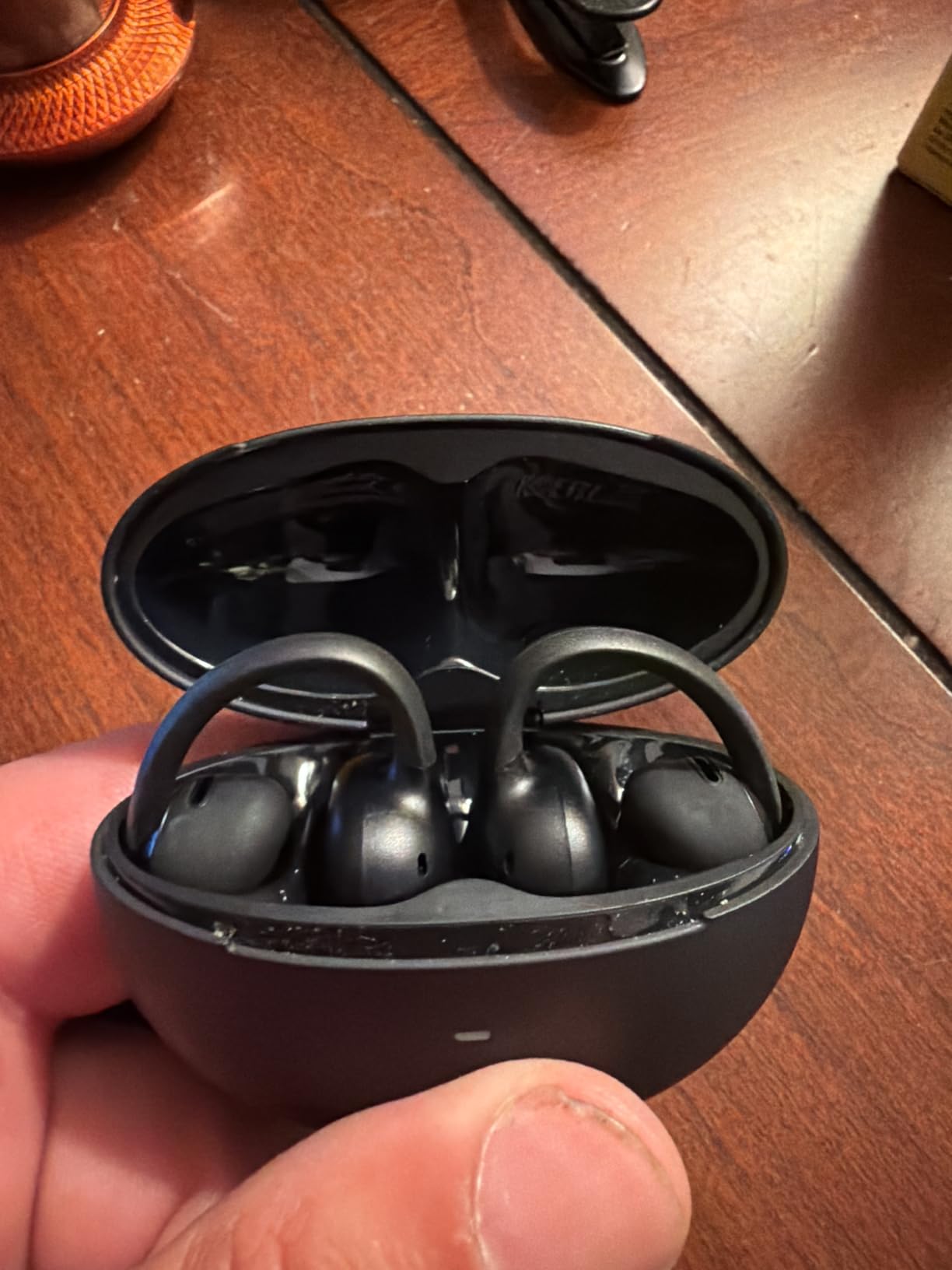 Baseus Bowie MC2 Open Ear Clip On Earbuds, CloudComfort 2.0 Wrap-Around Design, LDAC Hi-Res Audio, Bluetooth 6.0, 55H Playtime, 4-Mic AI Clear Call, IP67 Waterproof for Running Gym Workouts customer photo 1