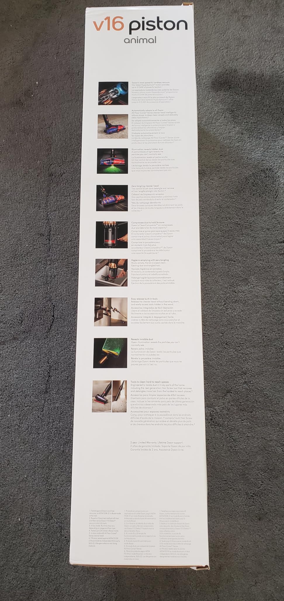 V16 Piston Animal Cordless Vacuum | 315AW, 70 min runtime, 2 Advanced cleaner heads for Carpet & Hard Floor customer photo 1