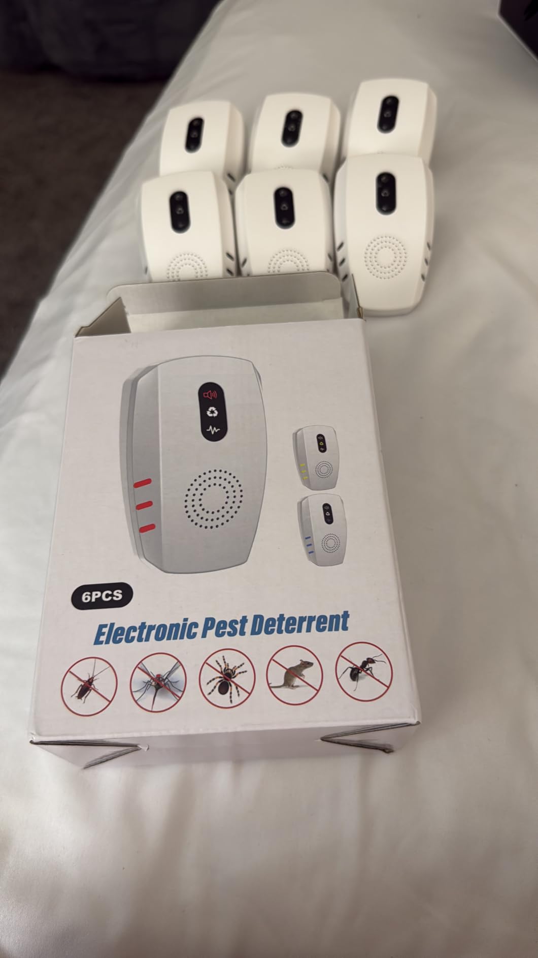 2026 Upgraded Ultrasonic Indoor Pest Repeller, 3-Mode Mouse Traps, 10 Pack customer photo 1