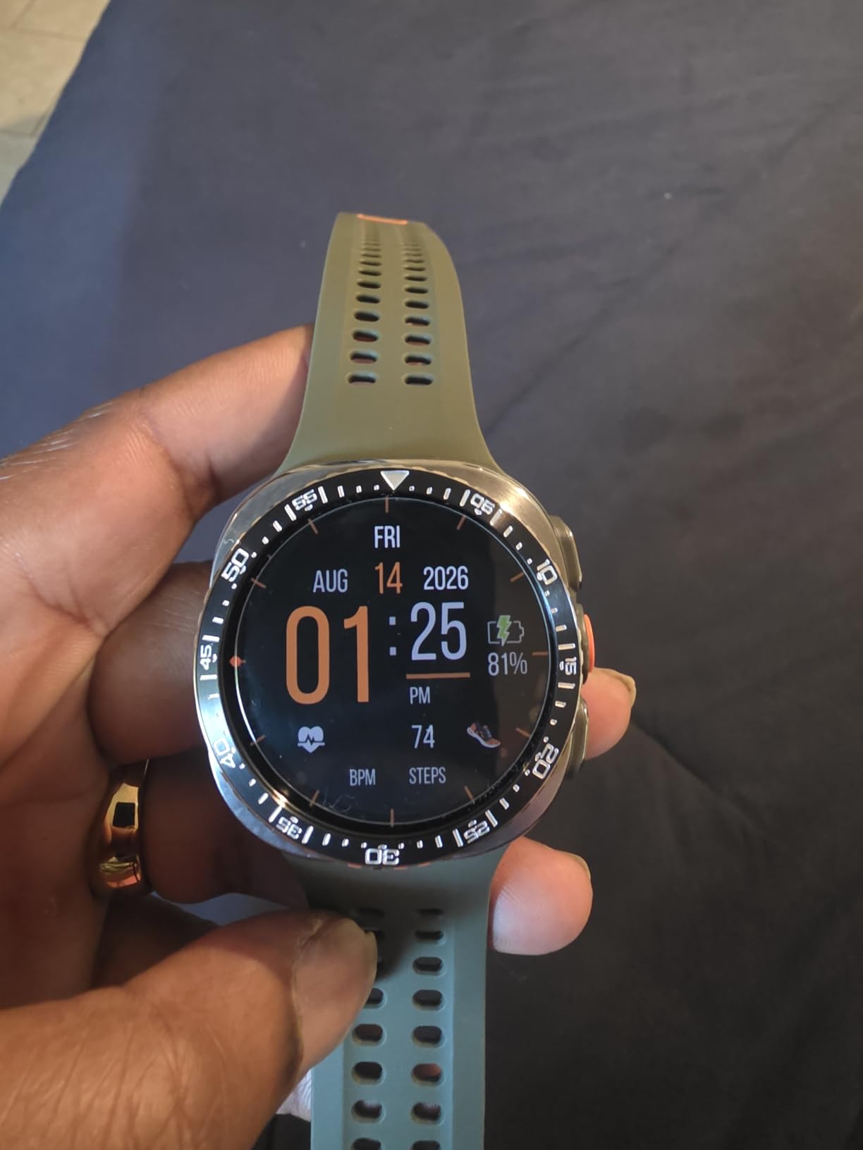 Samsung Galaxy Watch Ultra2, Titanium Gray, 47mm LTE Smartwatch customer photo 1