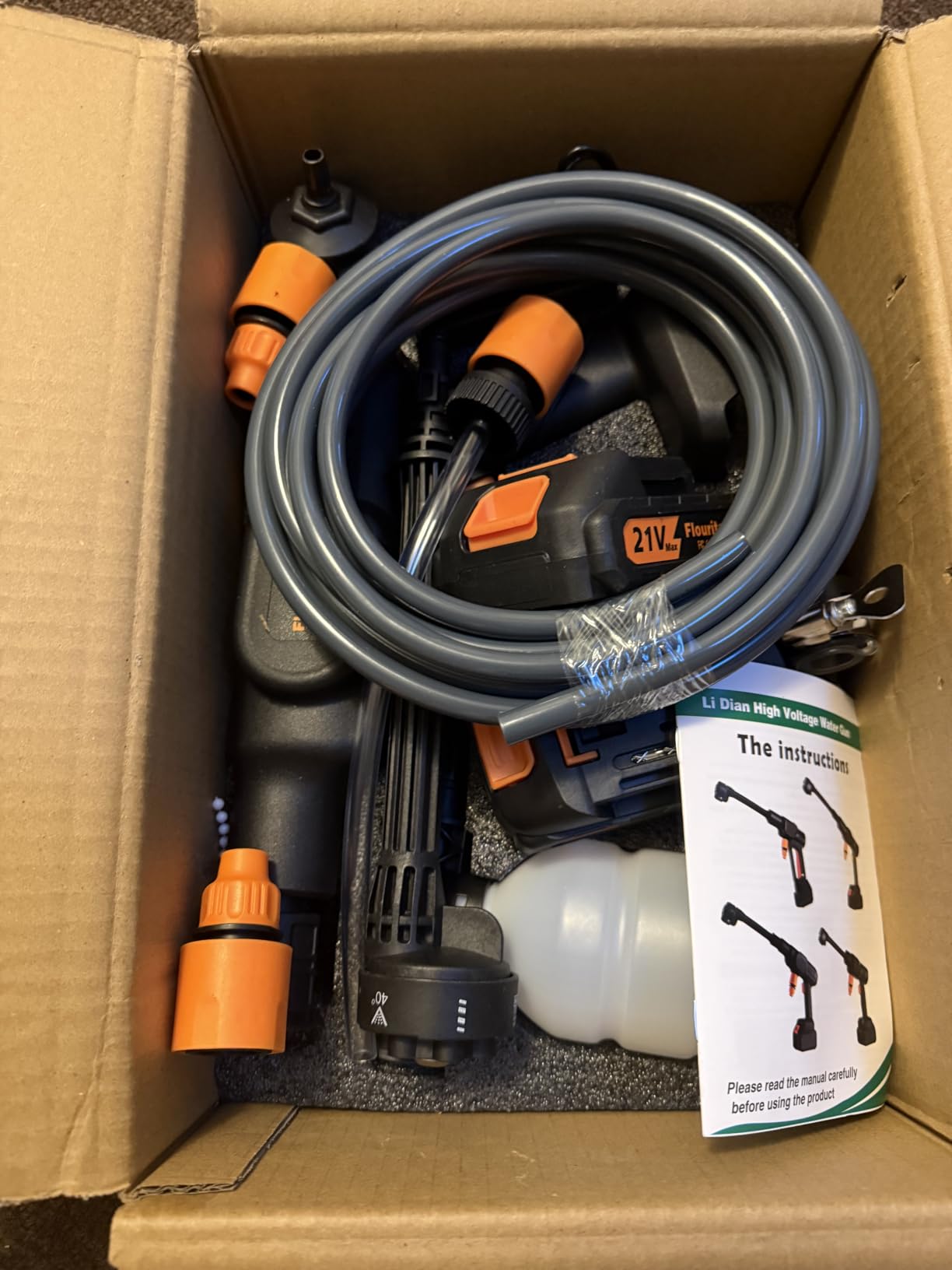 Cordless Pressure Washer, 900PSI Portable Power Washer with 6-in-1 Nozzle customer photo 2