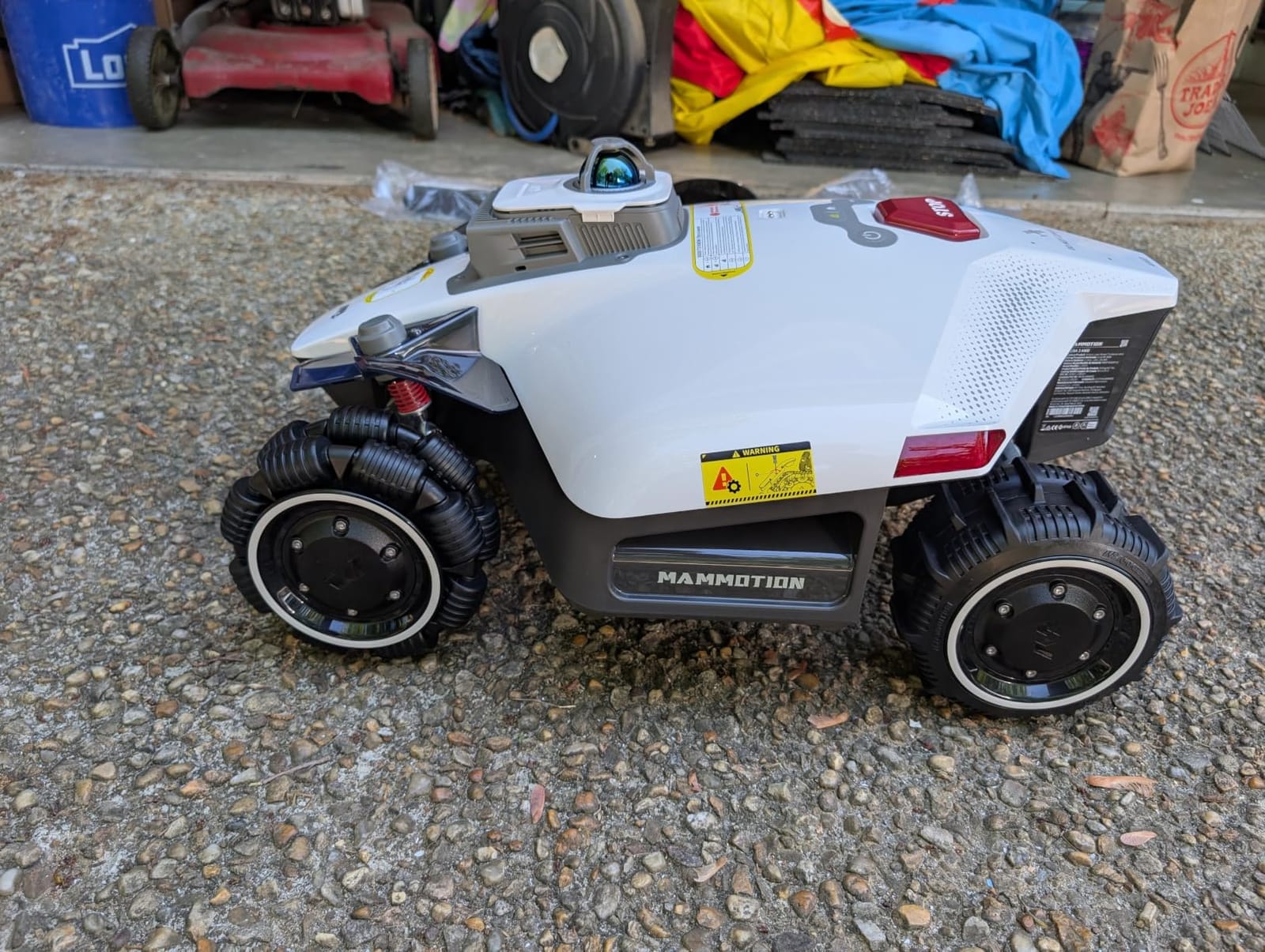 Mammotion LUBA 3 AWD 3000 Robot Lawn Mower with Cleaning Stand (Ship Separately), 360° LiDAR+NetRTK+AI Vision, AWD for 80% Slopes, 5400 sq.ft/h, Cutting Height 1.0