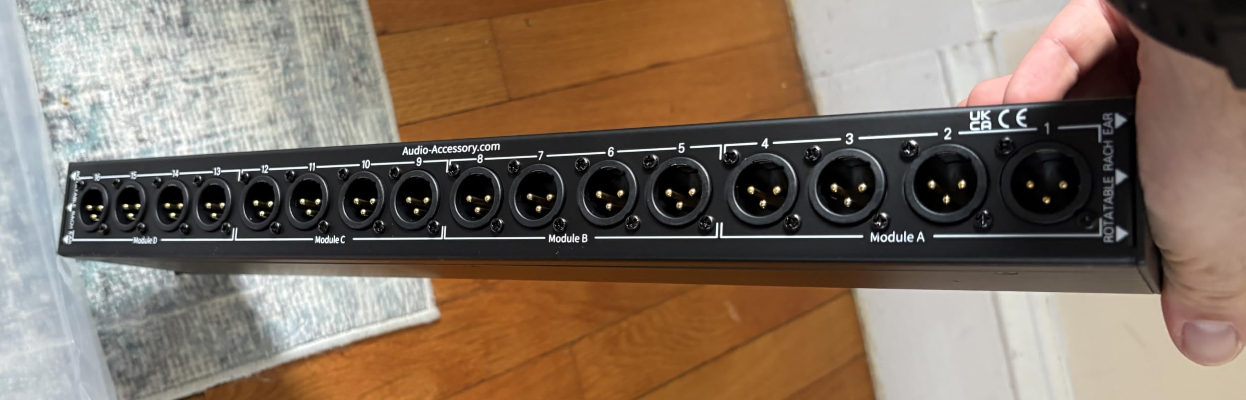 AA AUDIO ACCESSORY AP16 XLR Patchbay, 16-Channel XLR Balanced Patch Panel customer photo 2