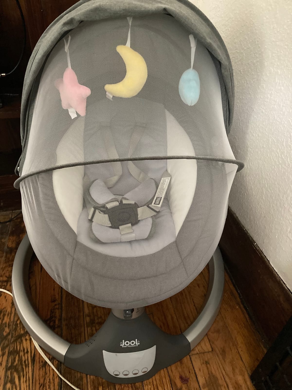 Jool Baby Nova Baby Swing for Infants – Bluetooth Music, Remote (Oatmeal) customer photo 1