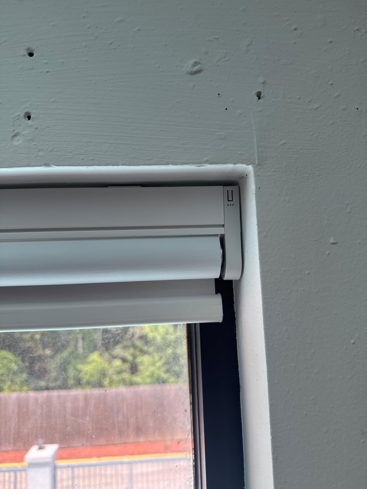 Motorized Blinds with Remote Roller Shades White, 52 x 72 customer photo 2