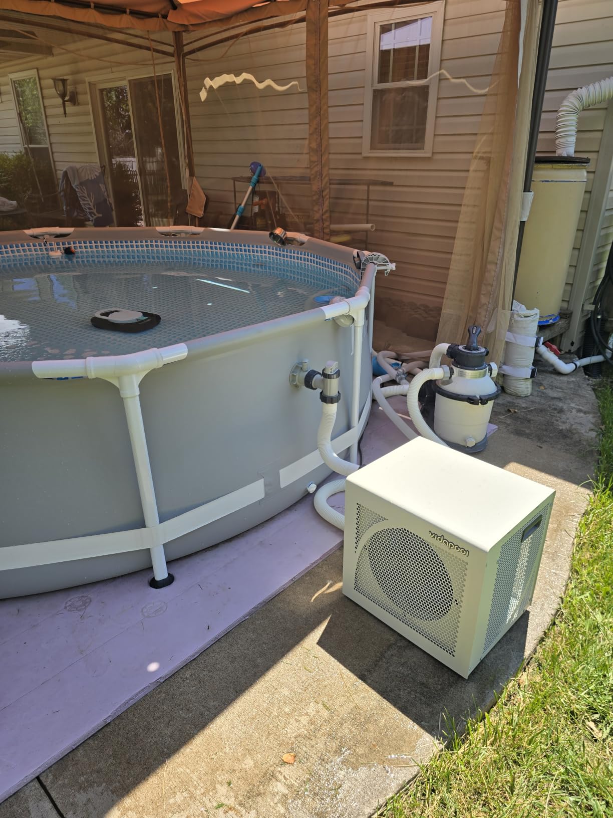 Swimming Pool Heater Electric Pool Heat Pump 5000 Gallons customer photo 2