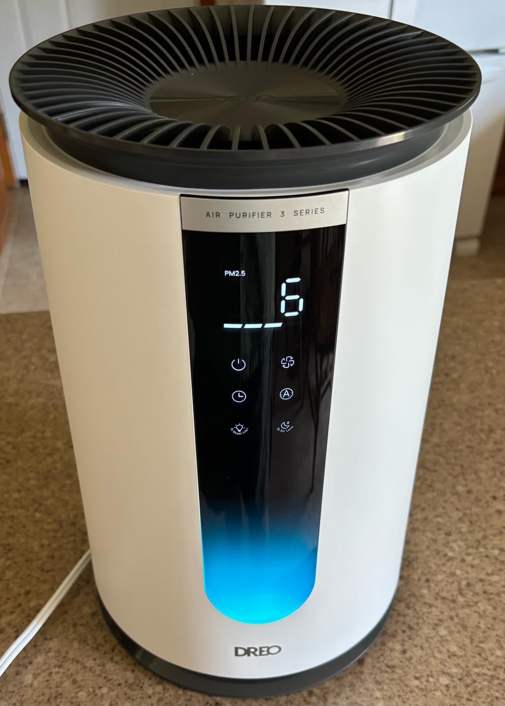 DREO Air Purifier for Home, HEPA Sleep Mode, AHAM VERIFIDE Air Purifiers for Bedroom, Pets, Smoke, Dust, Pollen & Odors, PM2.5 Monitor, Auto & Turbo Mode, 4 Speeds, Scent Diffuser, DR-HAP008(Dreo 338) customer photo 1