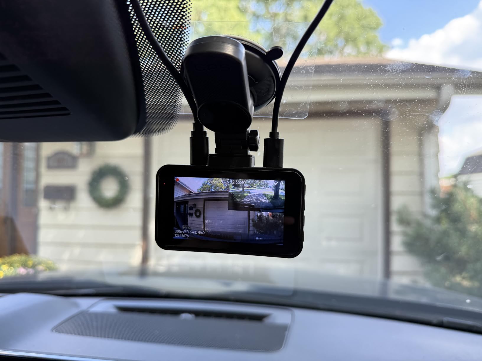 4K+4K Dual Dash Cam Front and Rear, Free 128GB Card, Starlight Night Vision customer photo 1