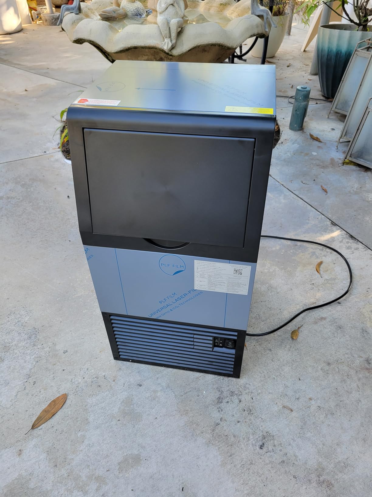 Mojgar Commercial Ice Maker 200lbs/24H with 50lbs Ice Storage 2 Water Inlet customer photo 2