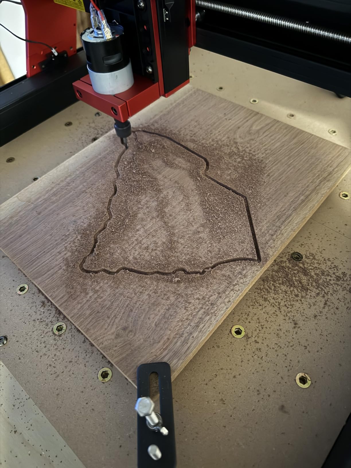 TTC3018 Pro CNC Router Machine, Desktop CNC Engraving Machine | Upgraded 3-Axis Engraving Milling Machine for Wood Acrylic MDF Nylon, 300mmX180mmX40mm Working Area customer photo 1