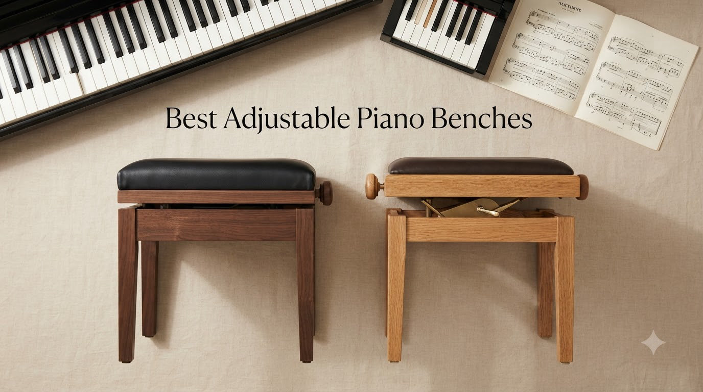 Best Adjustable Piano Benches