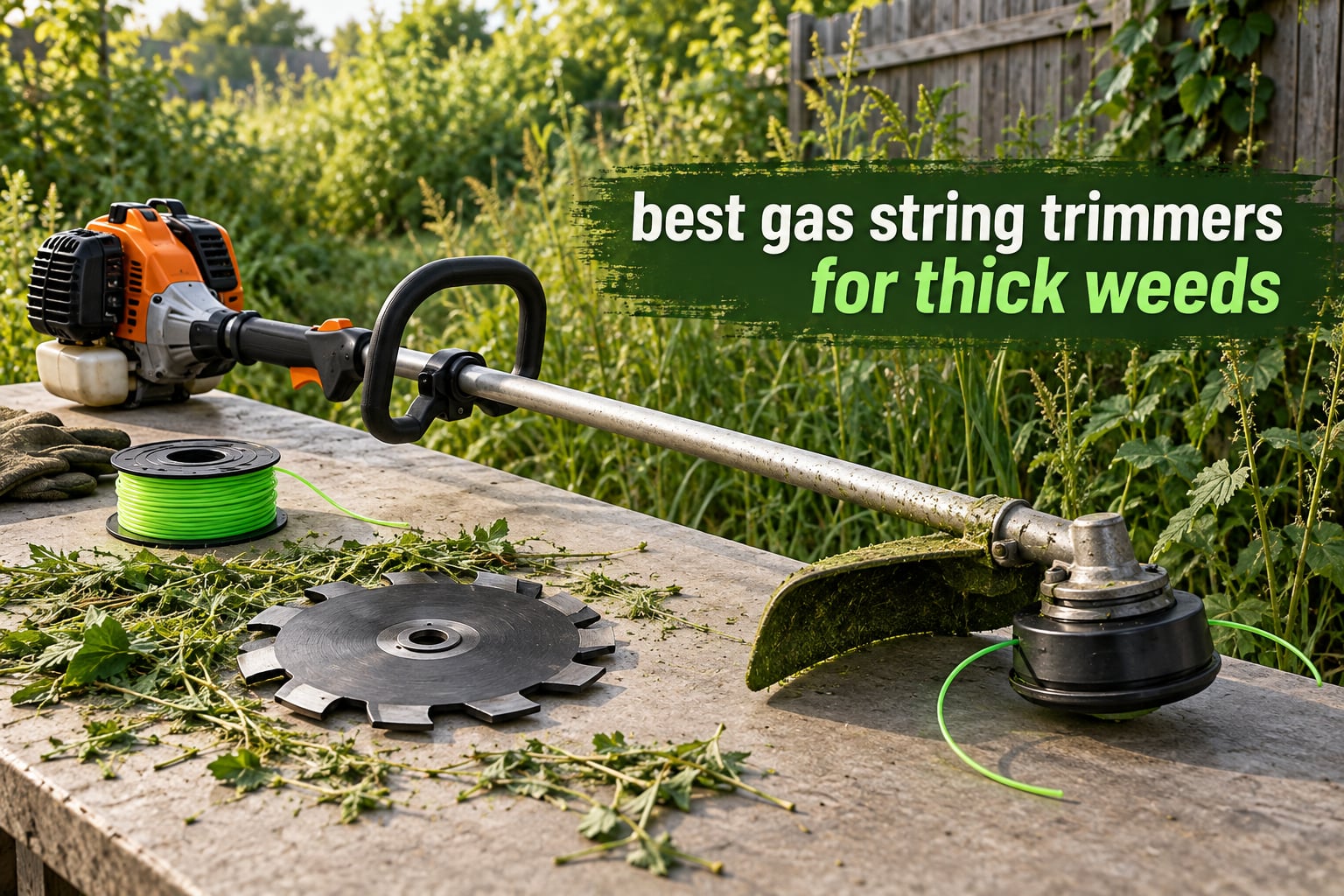 11 Best Gas String Trimmers for Thick Weeds (October 2026)