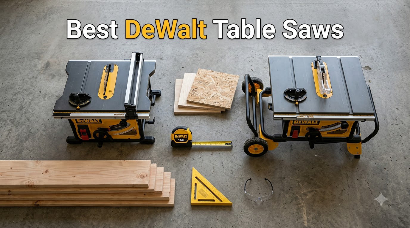 8 Best DeWalt Table Saws (September 2026) Reviewed by Our Pros