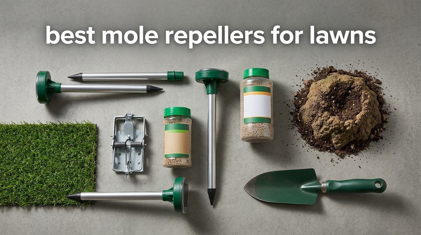 best mole repellers for lawns