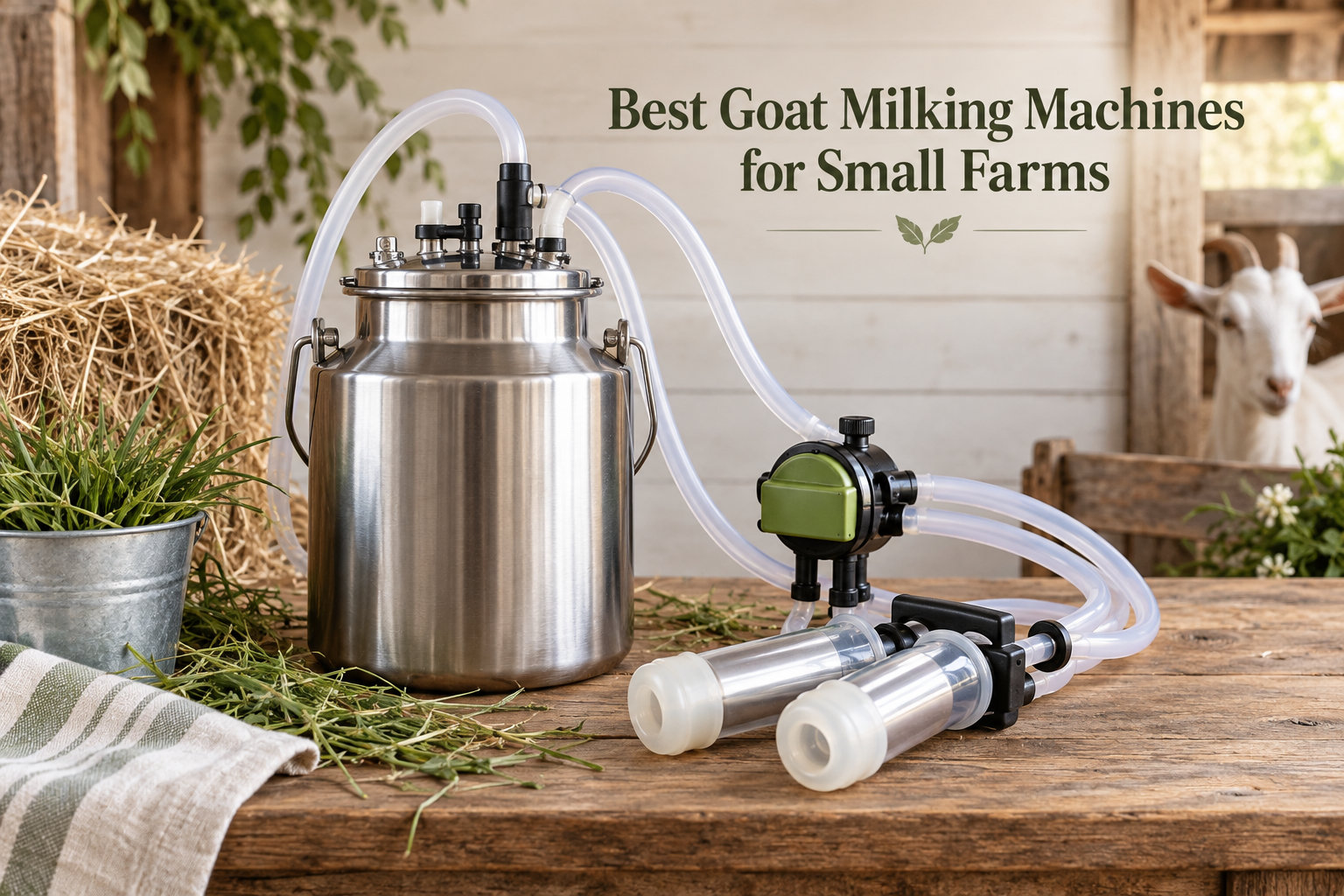 Best Goat Milking Machines for Small Farms