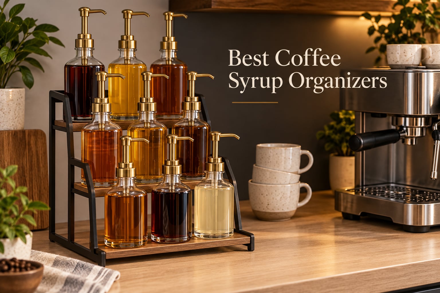 Best Coffee Syrup Organizers