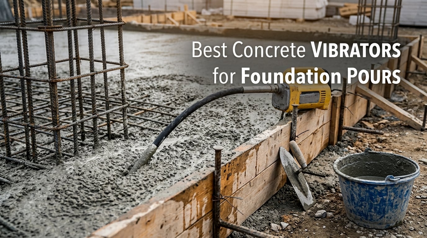 Best Concrete Vibrators for Foundation Pours