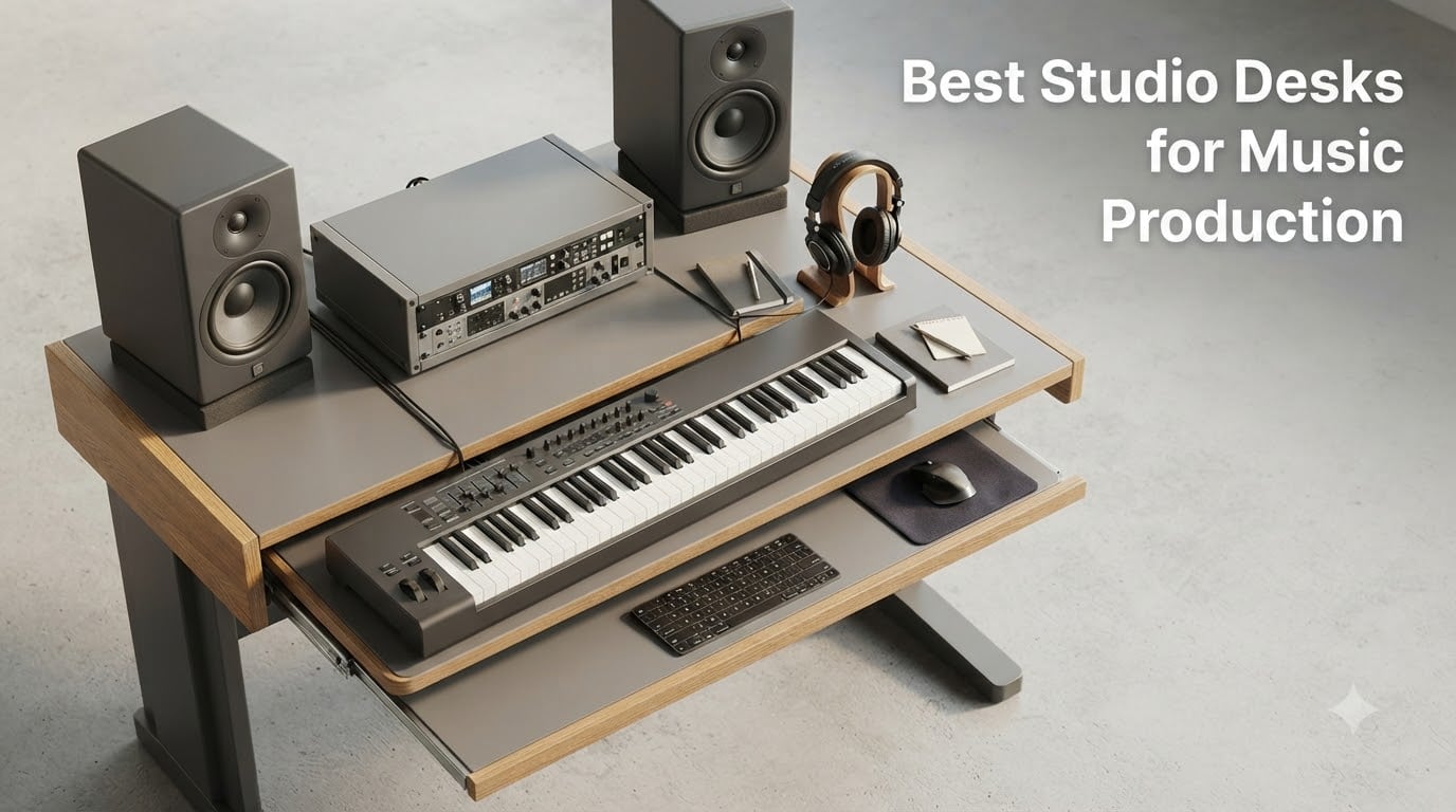 12 Best Studio Desks for Music Production (September 2026)