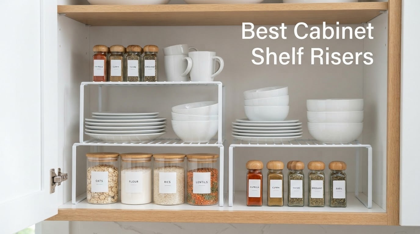 Best Cabinet Shelf Risers