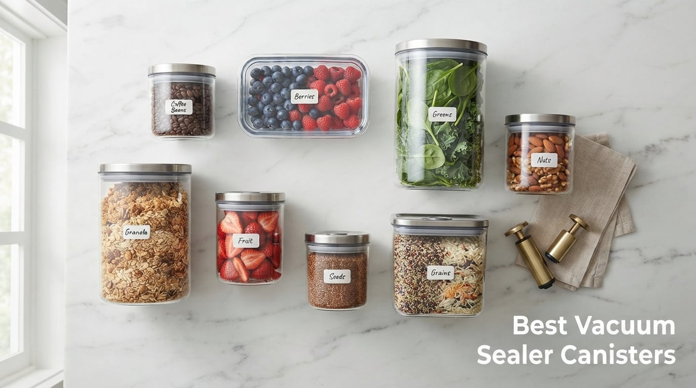 8 Best Vacuum Sealer Canisters (September 2026)