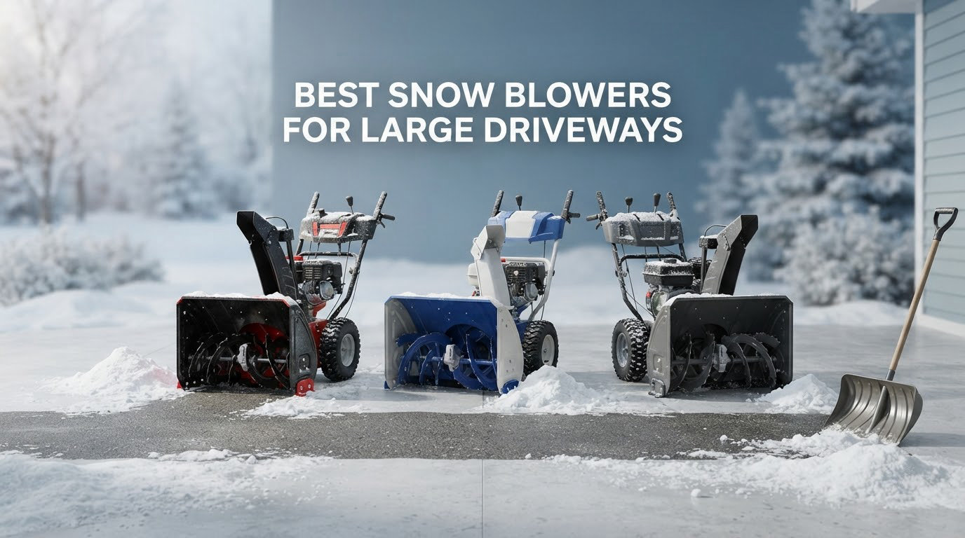 10 Best Snow Blowers for Large Driveways (October 2026)