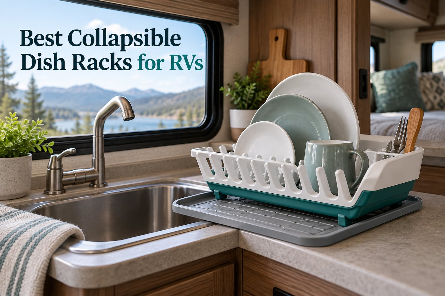 Best Collapsible Dish Racks for RVs