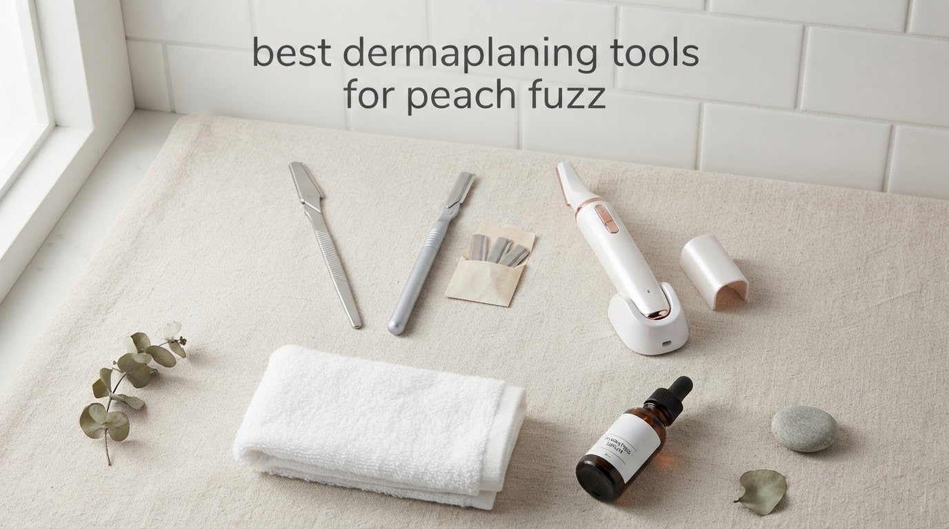 best dermaplaning tools for peach fuzz