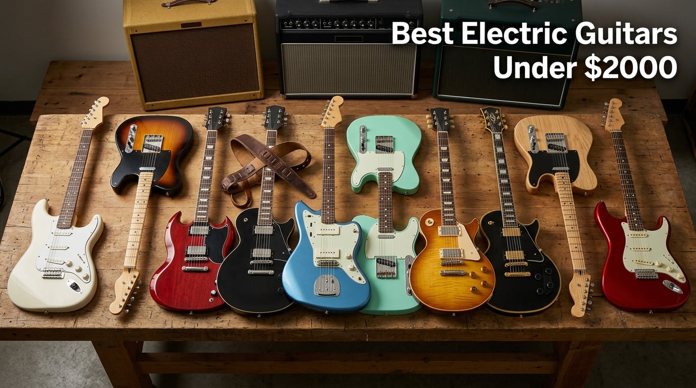 10 Best Electric Guitars Under $2000 (September 2026)