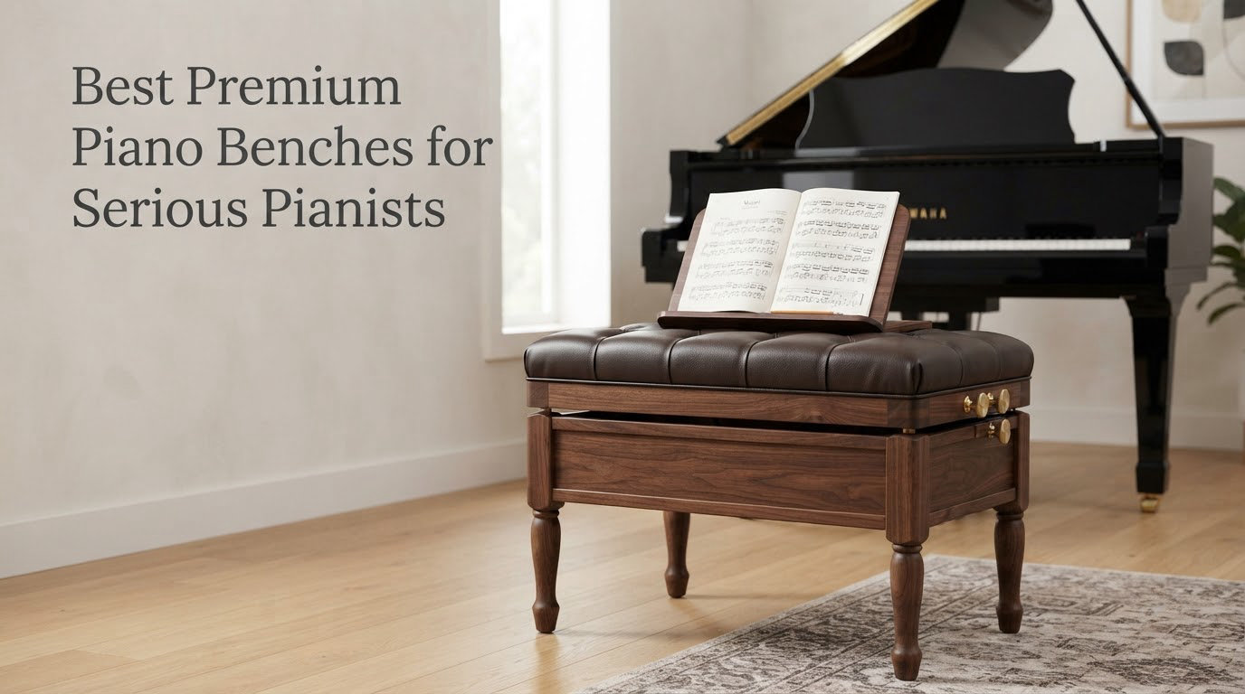 8 Best Premium Piano Benches for Serious Pianists (September 2026)