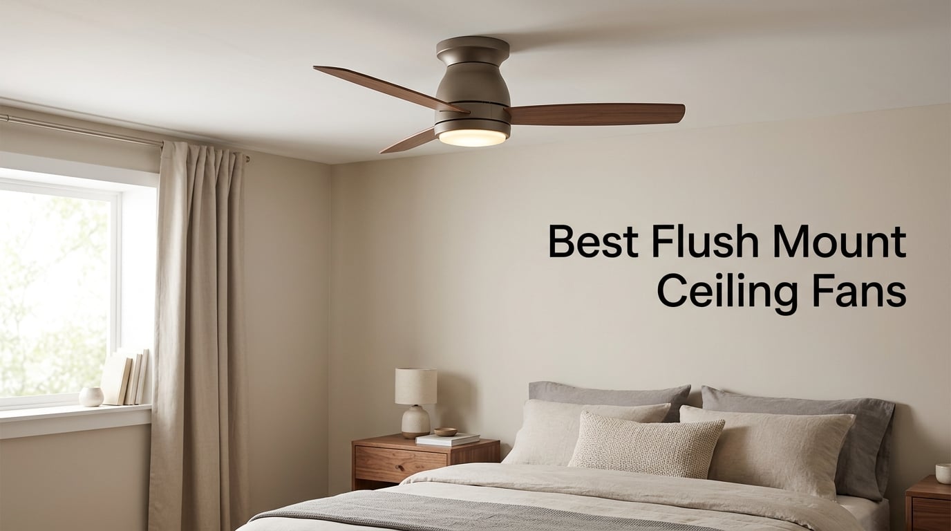 10 Best Flush Mount Ceiling Fans (September 2026)