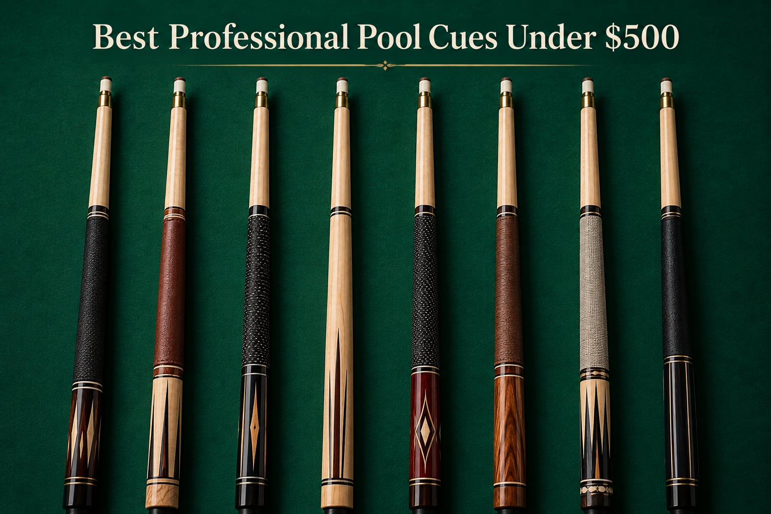 8 Best Professional Pool Cues Under $500 (September 2026)