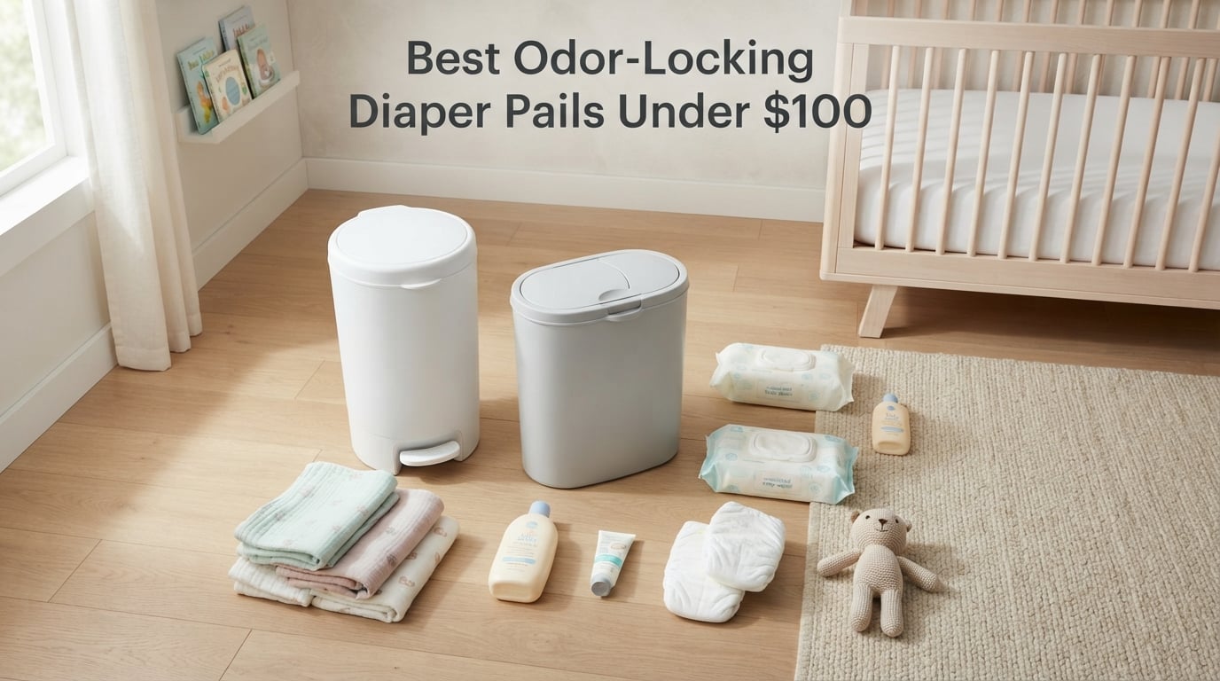 8 Best Odor-Locking Diaper Pails Under $100 (September 2026)
