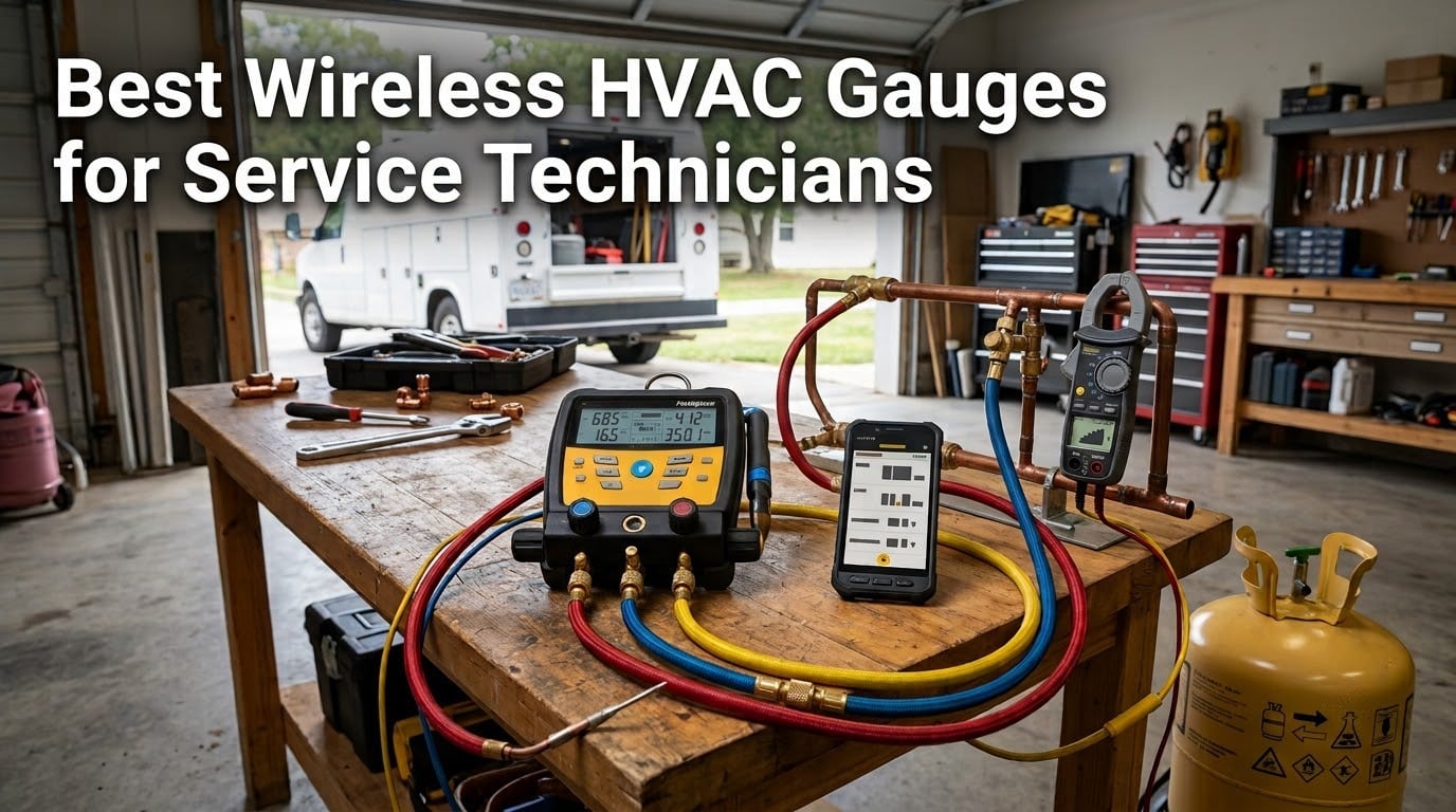 Best Wireless HVAC Gauges for Service Technicians