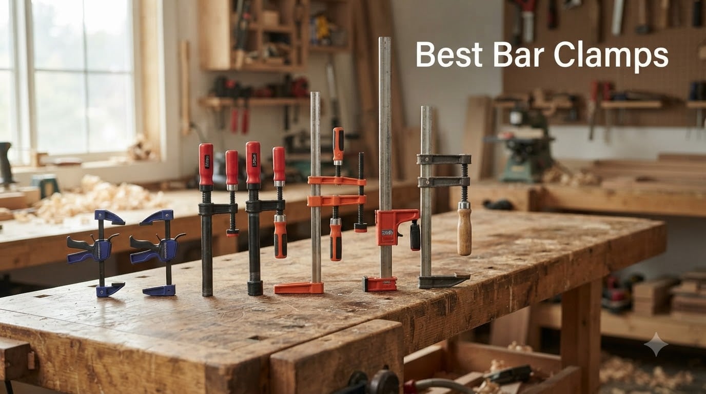 8 Best Bar Clamps for Woodworking (September 2026)