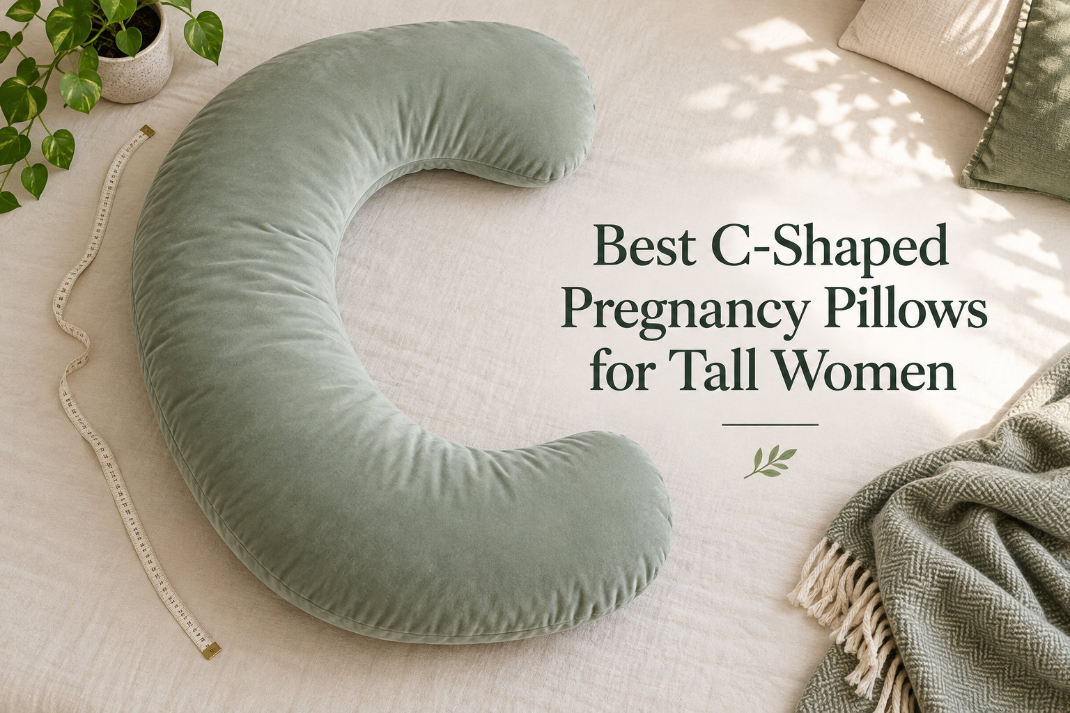 Best C-Shaped Pregnancy Pillows for Tall Women