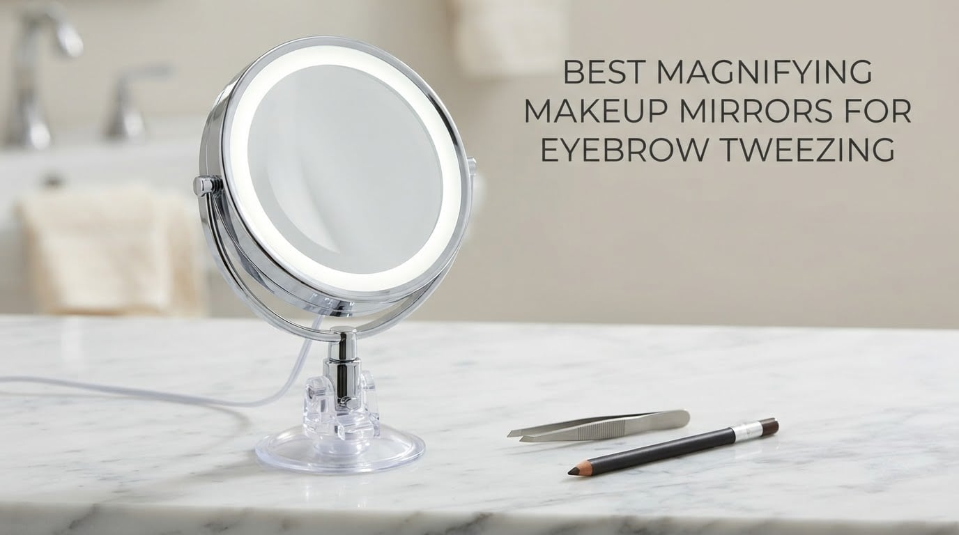 12 Best Magnifying Makeup Mirrors for Eyebrow Tweezing 2026