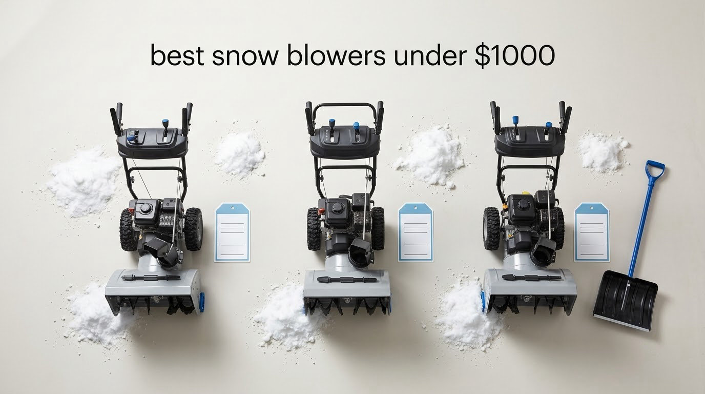 best snow blowers under $1000