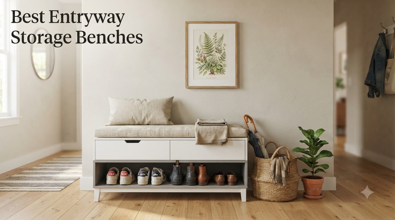 10 Best Entryway Storage Benches (September 2026)
