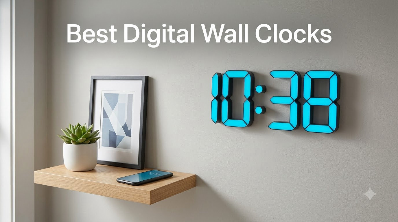 8 Best Digital Wall Clocks (September 2026)