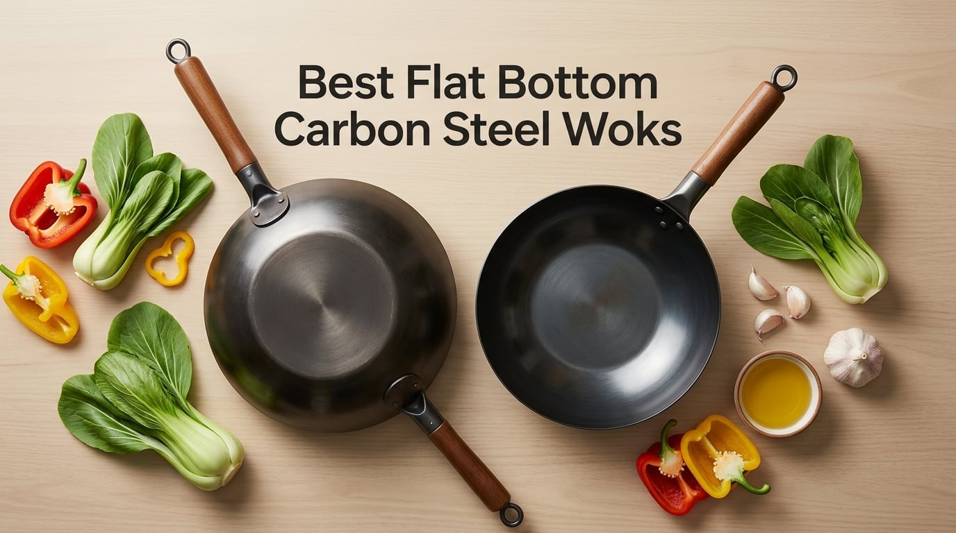 8 Best Flat Bottom Carbon Steel Woks (September 2026)
